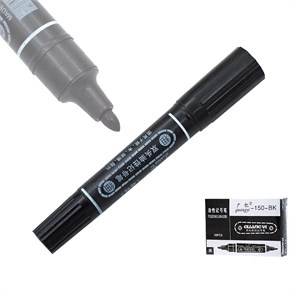 Маркер двухсторонний GY-150-ВК широкий Черный SP-03383