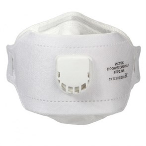 Полумаска фильтрующая складная (трехпанельная) с клапаном выдоха серия ПРО FFP2 ИУ ПФ3