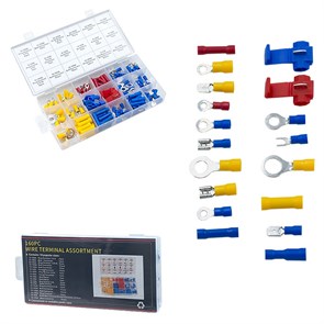 Набор наконечников 160pcs изолированные 18-типов 0,5-6мм2 TERMINAL ASSORTIMENT SP-5