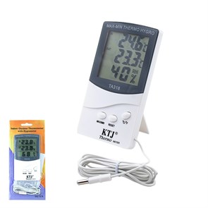 Электронный термометр гигрометр TA-318 выносной датчик SP-03673