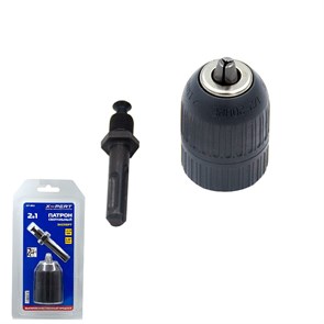 X-PERT Патрон для дрели быстрозажимной XP-852 блистер 2в1 1,5-13мм 1/2