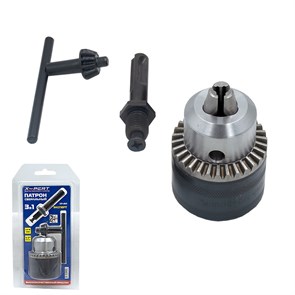 X-PERT Патрон для дрели сверлильный XP-851 блистер 3в1 1,5-16мм 1/2