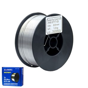 X-PERT Проволока сварочная 1кг диам-0,8мм E71T-GS порошковая самозащитная XP-E71TGS