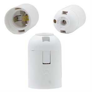 Standart-Luxe Электрический патрон подвесной Е27 белый пластиковый для ламп YK763