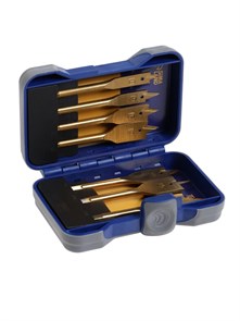 ТУНДРА Набор сверл перовых, Tin, шестигранный хвостовик, 10-12-16-19-22-25-32 мм, 7 шт. 10654826