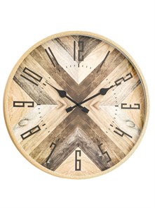 Часы настенные интерьерные «Крест», плавный ход, циферблат d-50 см 10766259