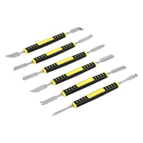 ТУНДРА Набор мини шпателей, 45 сталь, 2К рукоятки, 6 шт. 9904952
