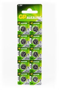 GP Элемент питания Alkaline cell 189-C10 AG10 BL10 01618