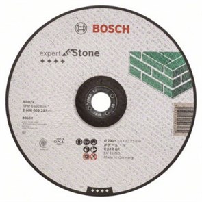 Bosch Отрезной круг C 24 R BF 230 мм по камню изогнутый 2608600227