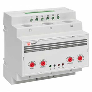 EKF PROxima Ограничитель мощности 3-фазный ОМ-630 rel-pl-630