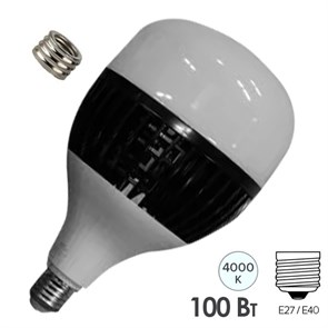 Foton Лампа светодиодная HP 100Вт 4000К Е27+E40 10000Лм FL LED T130 180В-240В 28953