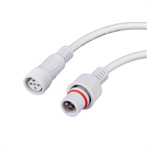 REXANT Соединительный кабель 5-контактный (5pin) герметичный (IP67) 5х0.5мм² белый 11-9450