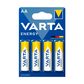 VARTA Батарейка ENERGY LR6 AA BL4 Alkaline 1.5V 4106