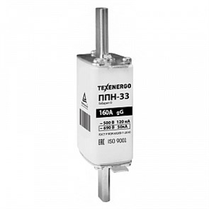 TEXENERGO Плавкая вставка ППН 33 160А габарит 0 PP10-160-0