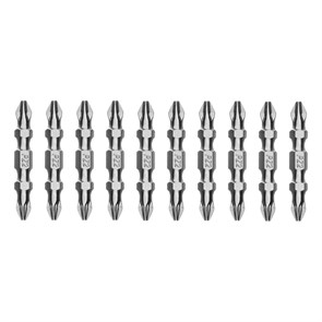 Gross Бита двухстор., PH2-PZ2х45мм, сталь S2, 10шт. 112017