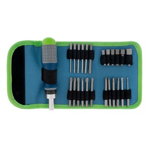 Сибртех Отвертка-реверс + биты, 26 пред., PH + SL + PZ + Torx + Hex, CrV, 3к рукоятка 13376