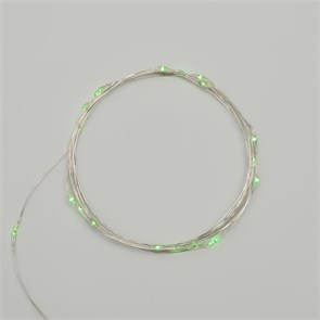 NEON-NIGHT Гирлянда светодиодная Роса 2м, 20LED, ЗЕЛЕНЫЙ, IP20, 2хCR2032 в комплекте 303-008