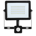 FOTON прожектор светодиодный с датчиком 10W 4200K Black FL-LED Light-PAD SENSOR AC220-240В 850lm 122x150x45мм 24105 - фото 30243