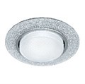 Светильник потолочный встраиваемый со светодиодной подсветкой 20LED*2835 SMD 4000K, 15W GX53, без лампы, прозрачный, хром CD4046 с драйвером в компле 41908 - фото 30246