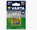 VARTA аккумулятор AAA HR03 1.2V 800мАч 849222 - фото 30412