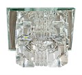 №008/   Feron Светильник встраиваемый с белой LED подсветкой JD61 потолочный JCD9 G9 прозрачный 27839 - фото 31118
