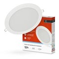 IN HOME Панель LED встраиваемая круглая RLP 18Вт 230В 6500К 1080Лм 225мм белая IP40 4690612038476 - фото 31499