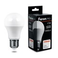 Feron.PRO лампа светодиодная LB-1017 шар E27 17W 4000K OSRAM LED 38039 - фото 31520