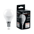 Feron.PRO Лампа светодиодная LB-1409 Шарик E14 9W 2700K OSRAM LED 38077 - фото 32627