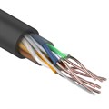 Rexant Кабель витая пара UTP 4PR, 24AWG, медь, CAT5e, PVC, внешний, черный 01-0045 - фото 33171