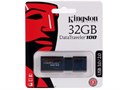 KINGSTON Носитель информации USB 3.1/3.0/2.0 32GB DataTraveler 100 G3 черный BL1 15165 - фото 34010