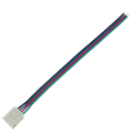 Ecola LED strip connector соед. кабель с одним 4-х конт. зажимным разъемом 10mm 15 см. SC41C1ESB - фото 36592