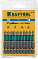 KRAFTOOL Бита Optimum Line E 1/4" 50мм, PZ2 26124-2-50-10 4727063