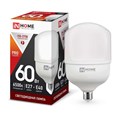 IN HOME Лампа светодиодная LED-HP-PRO 60Вт 230В E27 с адаптером Е40 6500К 5700Лм 4690612031132 - фото 38357