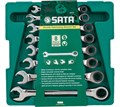 SATA Набор ключей с трещоточным механизмом 8 пр 09079 - фото 40225