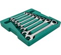 SATA Набор ключей с трещоточным механизмом 8 пр 09079 - фото 40226 SATA Набор ключей с трещоточным механизмом 8 пр 09079 - фото 40226