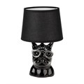 REXANT Светильник декоративный настольный МОБИ "Бульдог", с цоколем Е14, 40Вт, цвет черный 603-1016 - фото 42040 REXANT Светильник декоративный настольный МОБИ "Бульдог", с цоколем Е14, 40Вт, цвет черный 603-1016 - фото 42040
