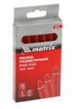 MATRIX Мелок разметочный 120 мм, восковой красный 4250752 - фото 43989