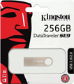 Kingston Флешка USB 3.0/2.0 Data Traveler SE9 G2 256 ГБ, серебристый 6604357C-2 - фото 44331