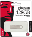 Kingston Флешка USB 3.0/2.0 Data Traveler SE9 G2 128 ГБ, серебристый 6604357C-1 - фото 44378