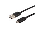 REXANT Кабель USB-micro USB металл черный 1 м 18-4241 - фото 44846