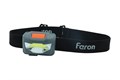 FERON фонарь налобный TH2301 аккумуляторный 3W 1COB, USB IP44 41680 - фото 45483