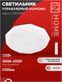 IN HOME Светильник светодиодный COMFORT DIAMOND 125Вт 230В 3000-6500K 10000Лм 500x105мм с пультом ДУ 4690612059488 - фото 45985