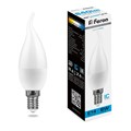 FERON Лампа светодиодная LB-570 свеча на ветру E14 9W 6400K 38136 - фото 46087