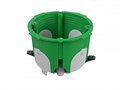 GREENEL PRO Подрозетник двухкомпонентный, D68x55, IP30, ЗЕЛЕНЫЙ (100шт) GE40421-R - фото 46108