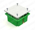 GREENEL Коробка распр. 92х92х45мм для полых стен с металлическими зажимами (126шт/уп) GE41021 - фото 46110