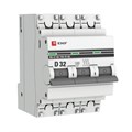 EKF PROxima Автоматический выключатель 3P 32А (D) 4,5kA ВА 47-63 mcb4763-3-32D-pro - фото 46379