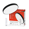 IN HOME Светильник светодиодный SCANDY SIMPLE-95RCB 95Вт 230В 3000-6500K 7600Лм 500x50мм с пультом ДУ черный 4690612057347 - фото 46560
