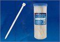 Uniel UCS-S35/120 White 1000 TUBE Хомут нейлоновый, ширина 3,5 мм, длина 120 мм, цвет белый, 1000 шт UCS-S35/120 - фото 46893