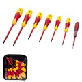 Набор Диэлектрических отверток 7pcs NO:2025А в сумке SP-59 - фото 46943