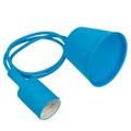REXANT/INHome Патрон E27 силиконовый со шнуром 1 м, синий 11-8885   4690612008714 - фото 47132